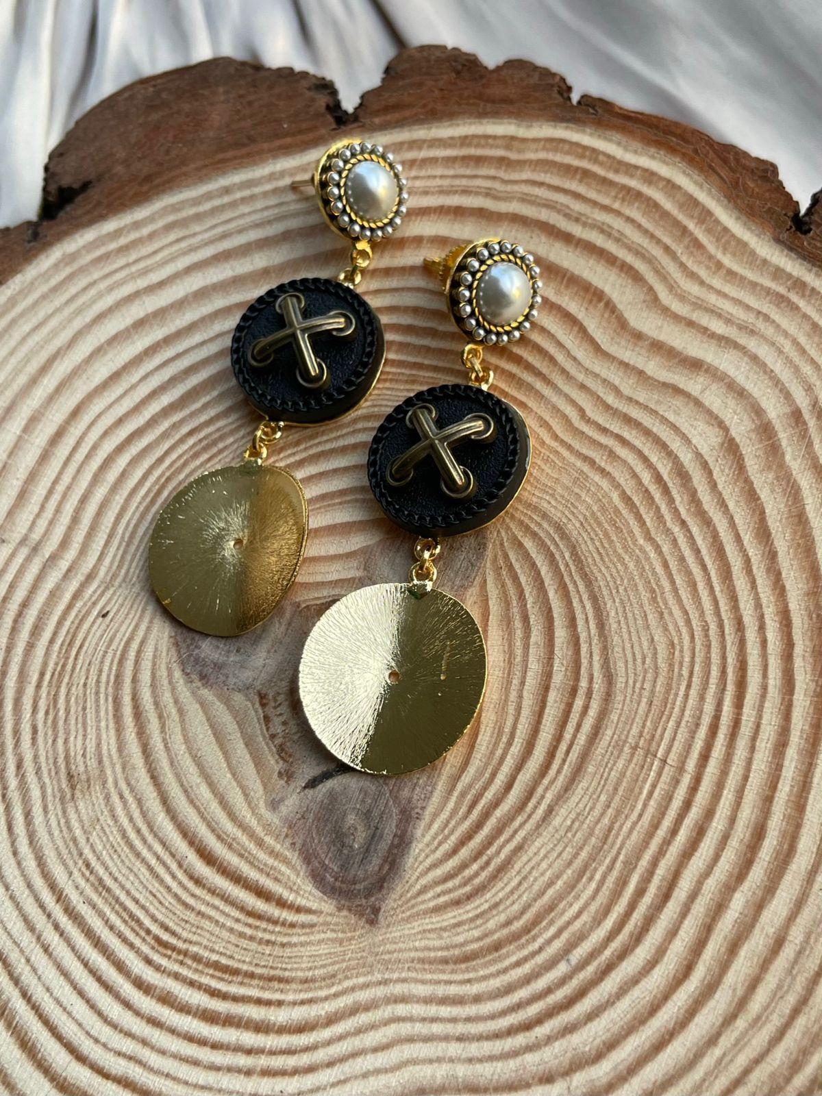 Carbon Coin Danglers