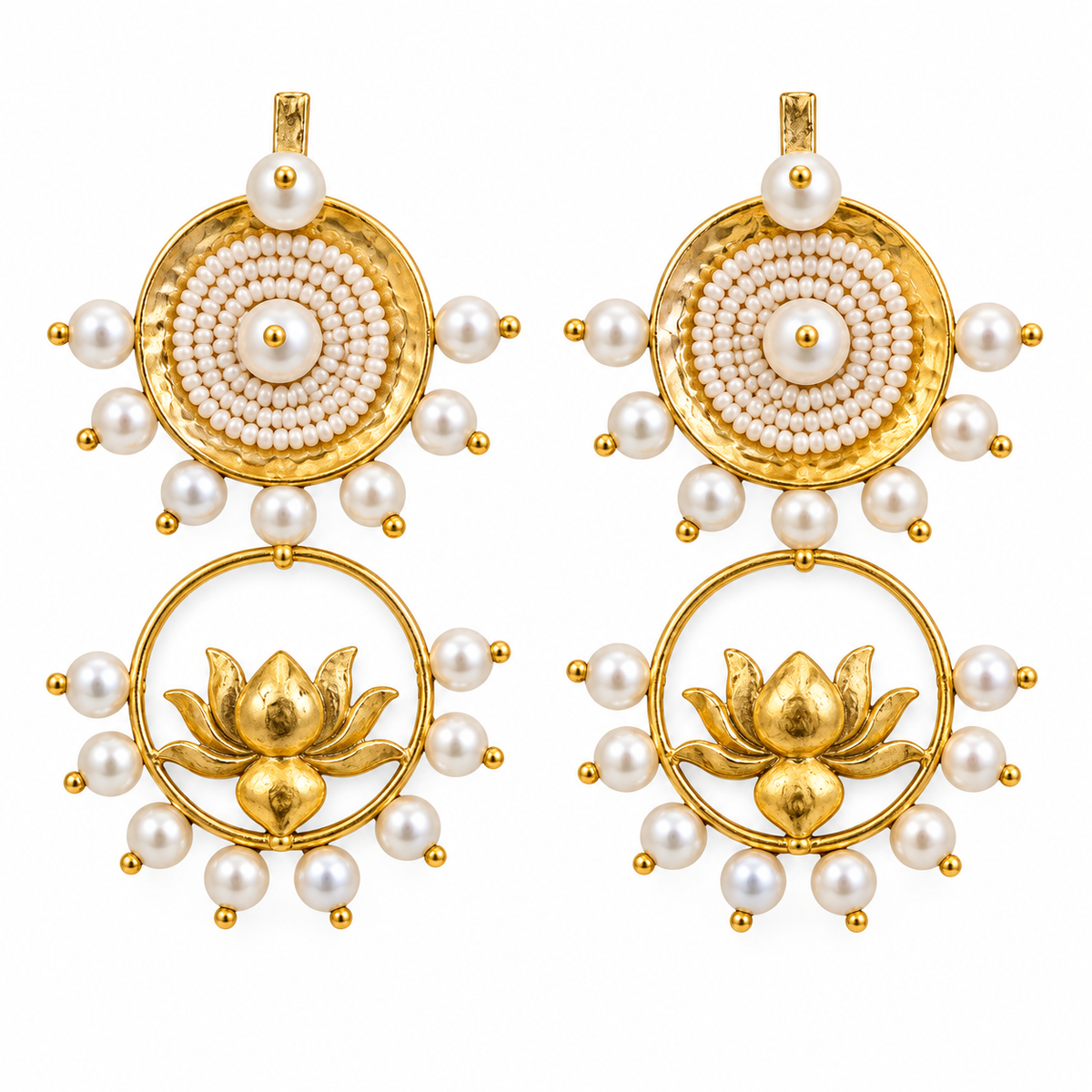 Lotus Vati Earrings