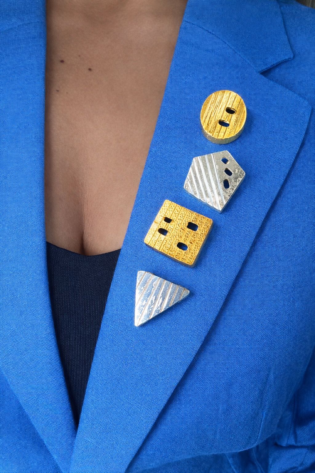 Triangle Brooch