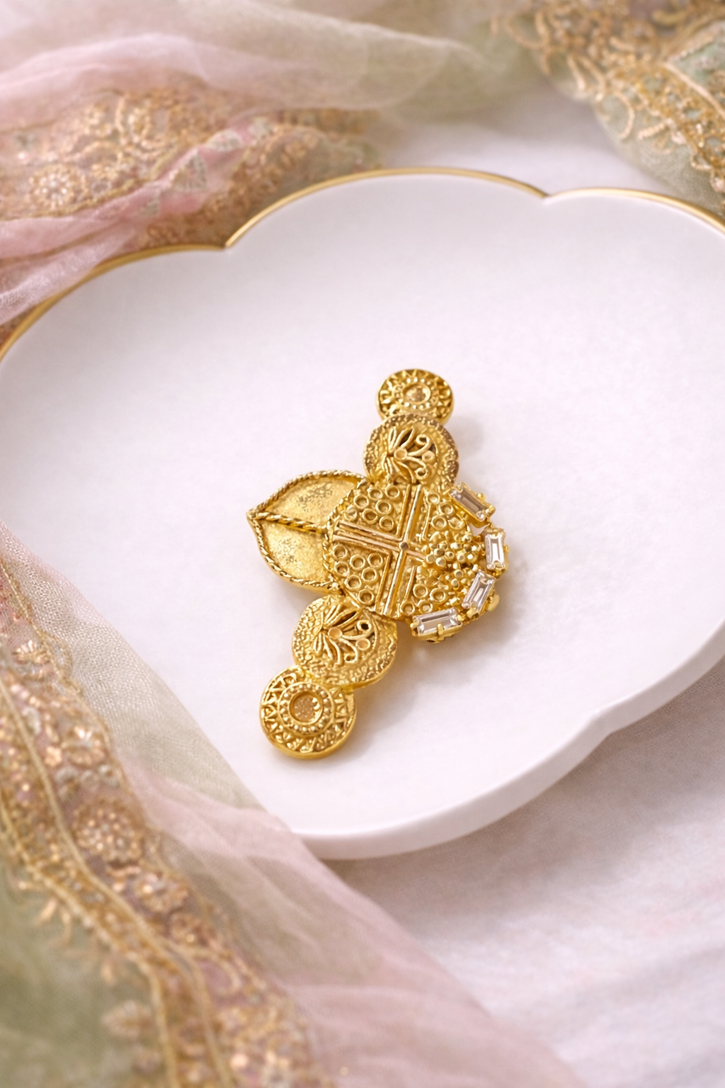 Coin Brooch
