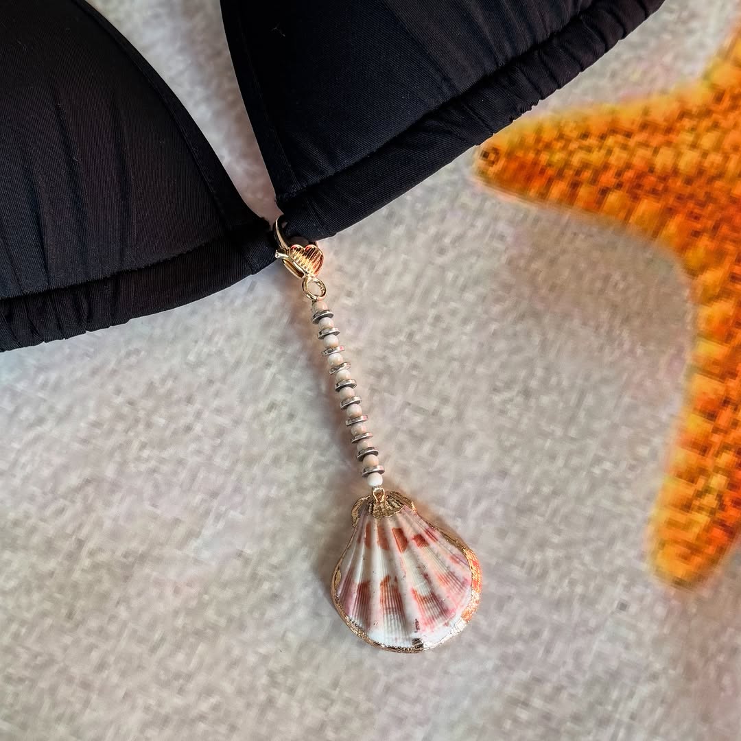 Shell Pearl Bikini Charm