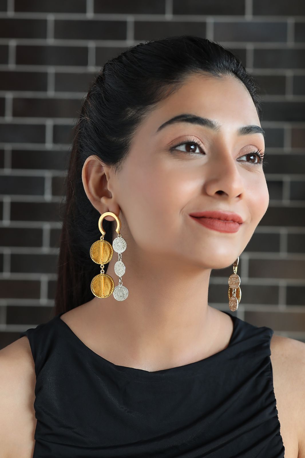Duo Coin Earrings