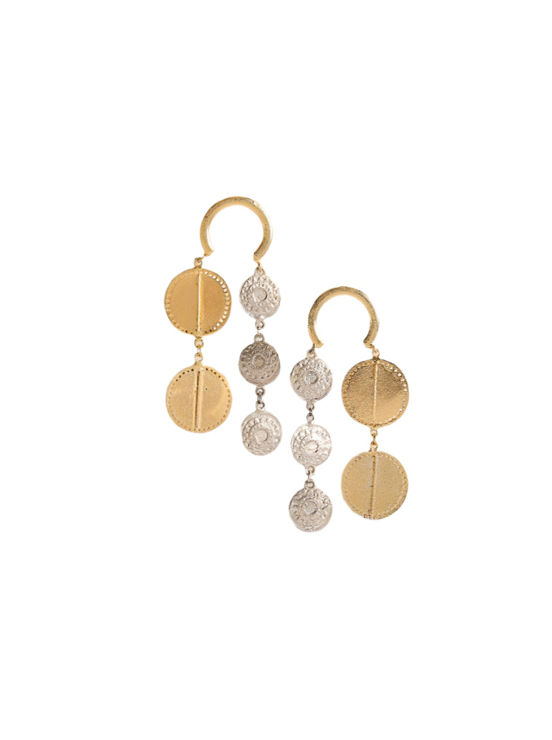 Duo Coin Earrings