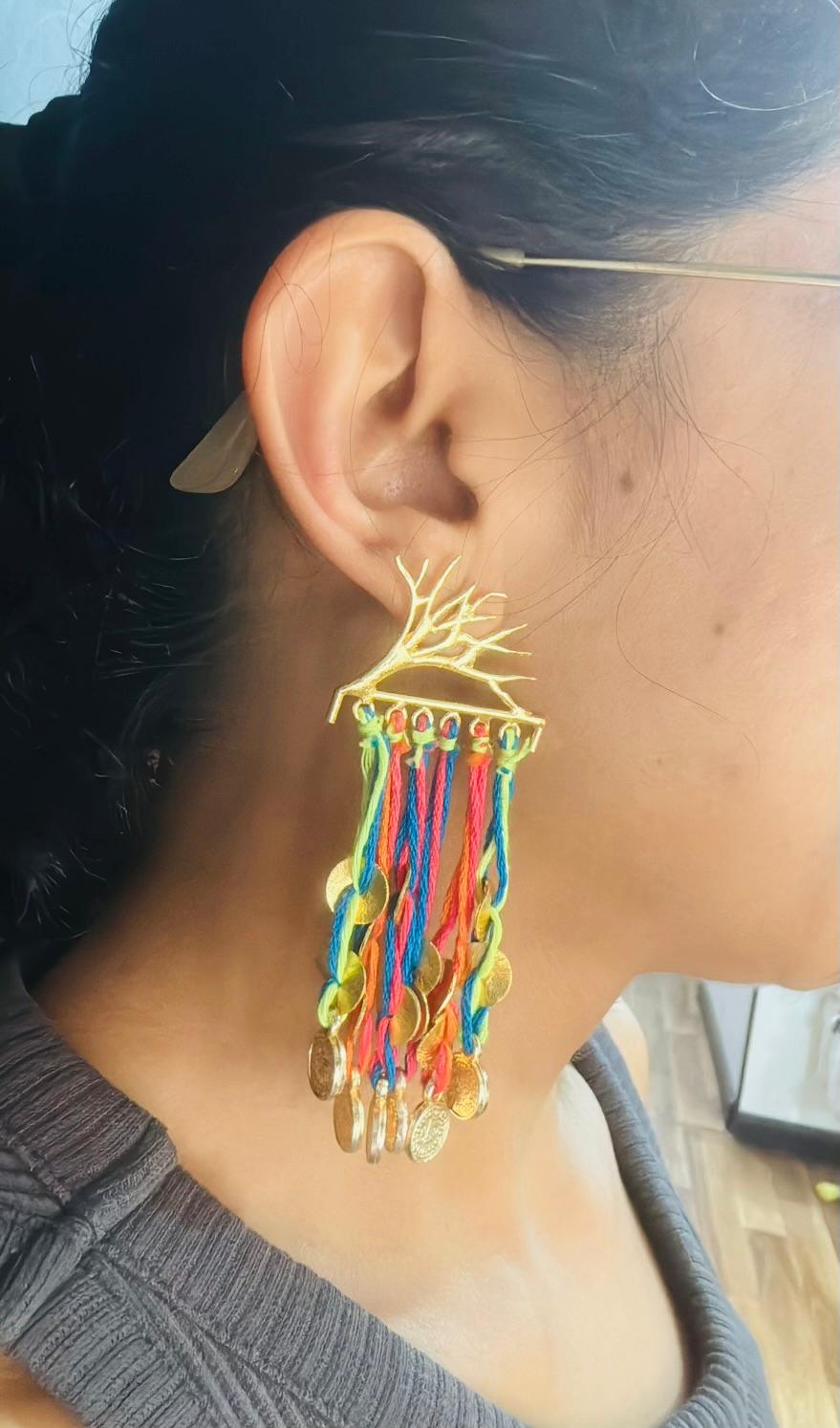 Colourful Roots Earrings