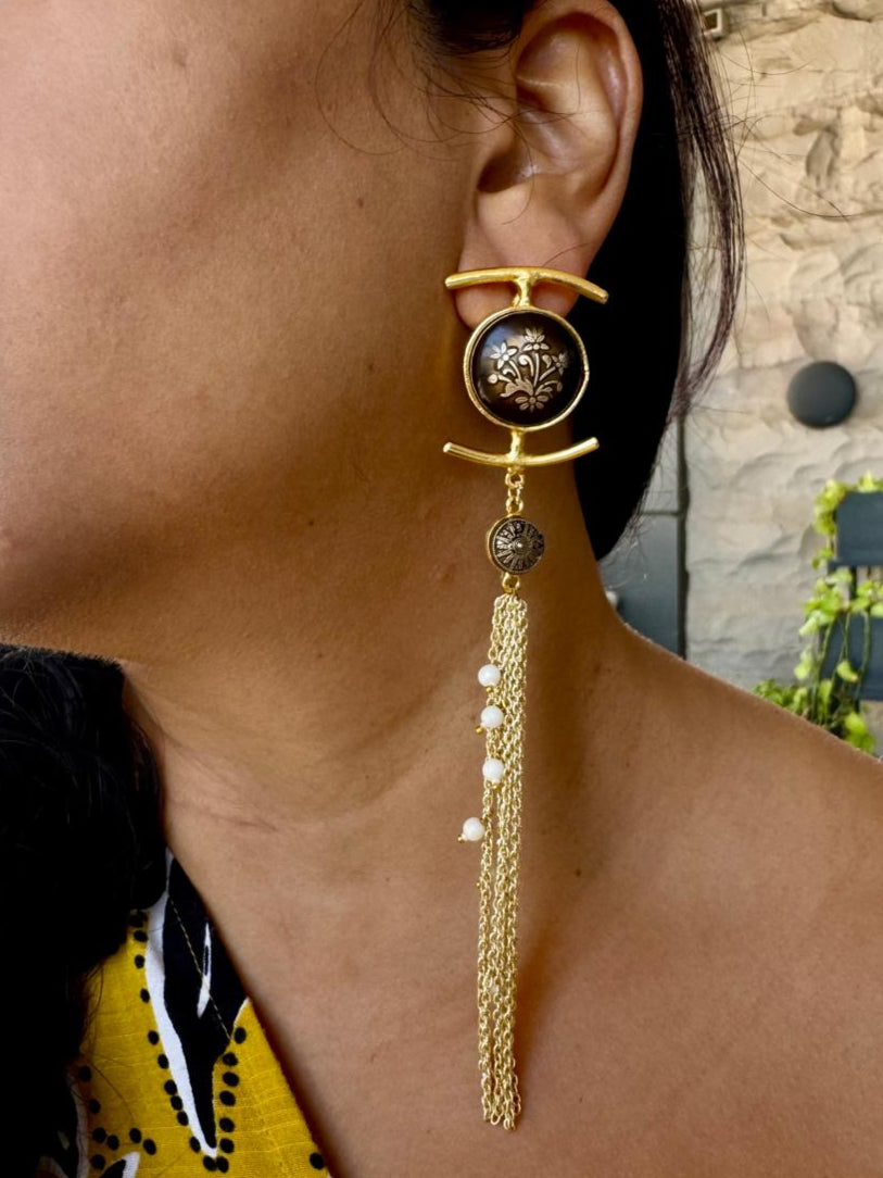 Antique Sand Earrings