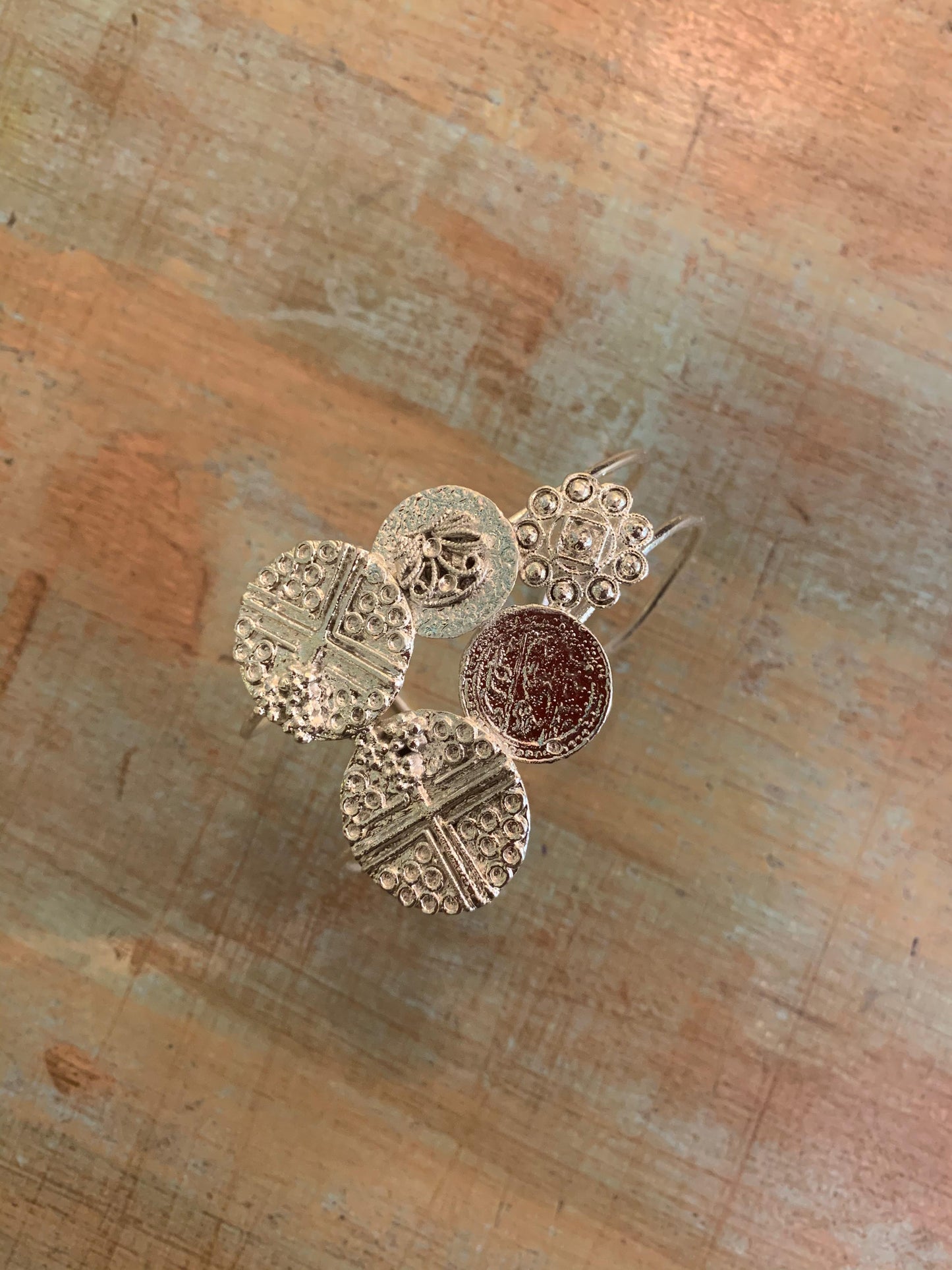 Silver Coin Bracelet