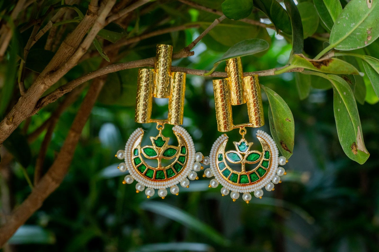 Chand Step Earrings