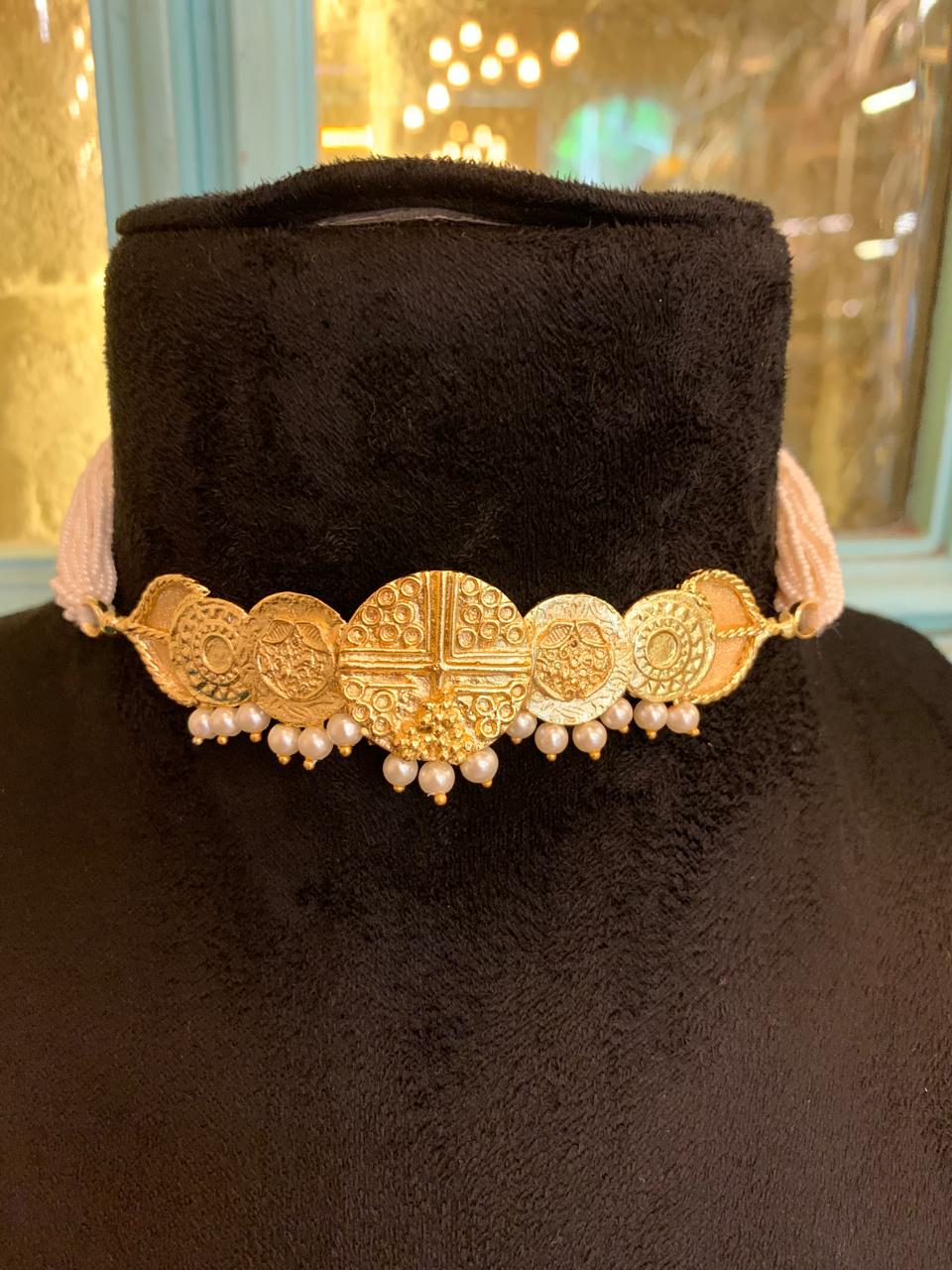 Gold Coin Choker