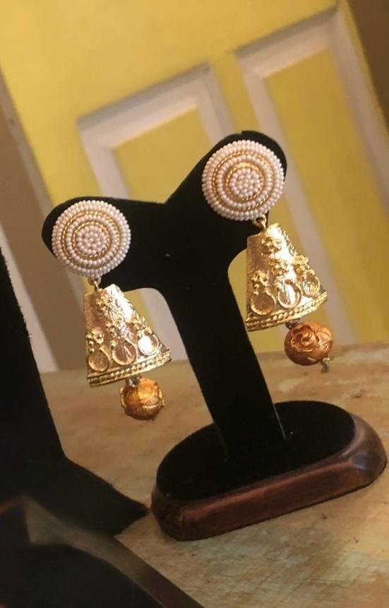 Intricate Cone Earring