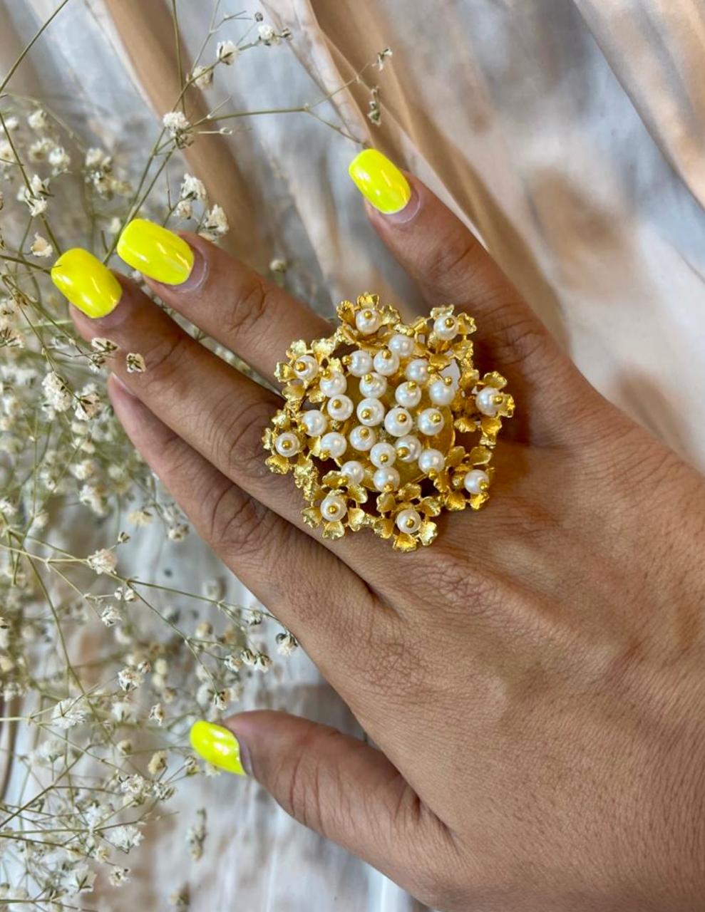 Marigold vati ring