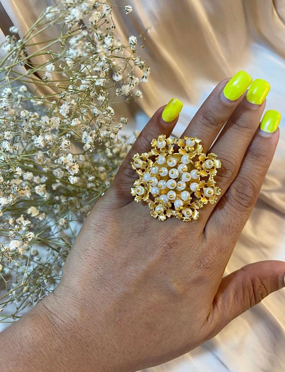 Marigold vati ring
