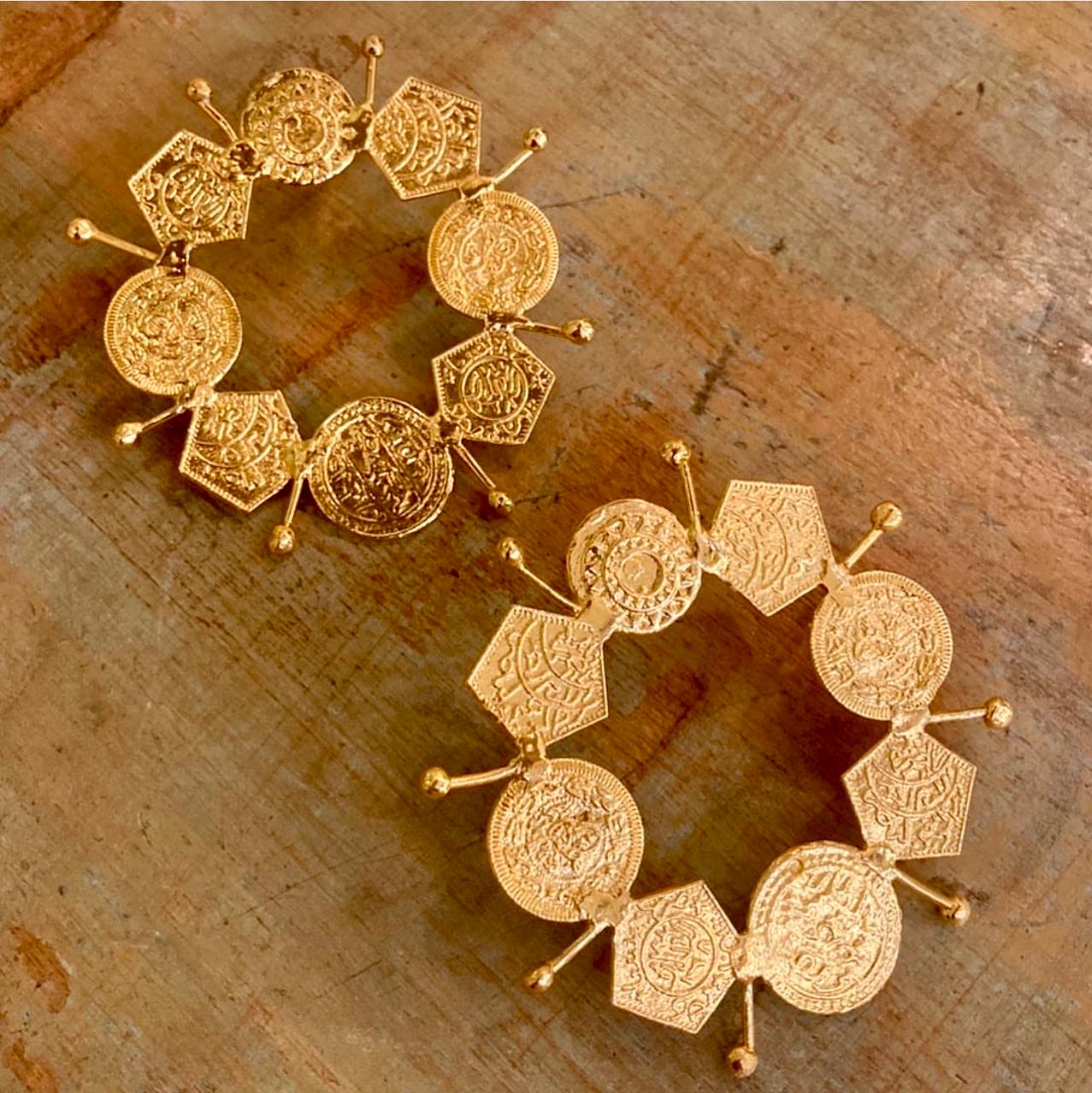 Round Coin Earrings