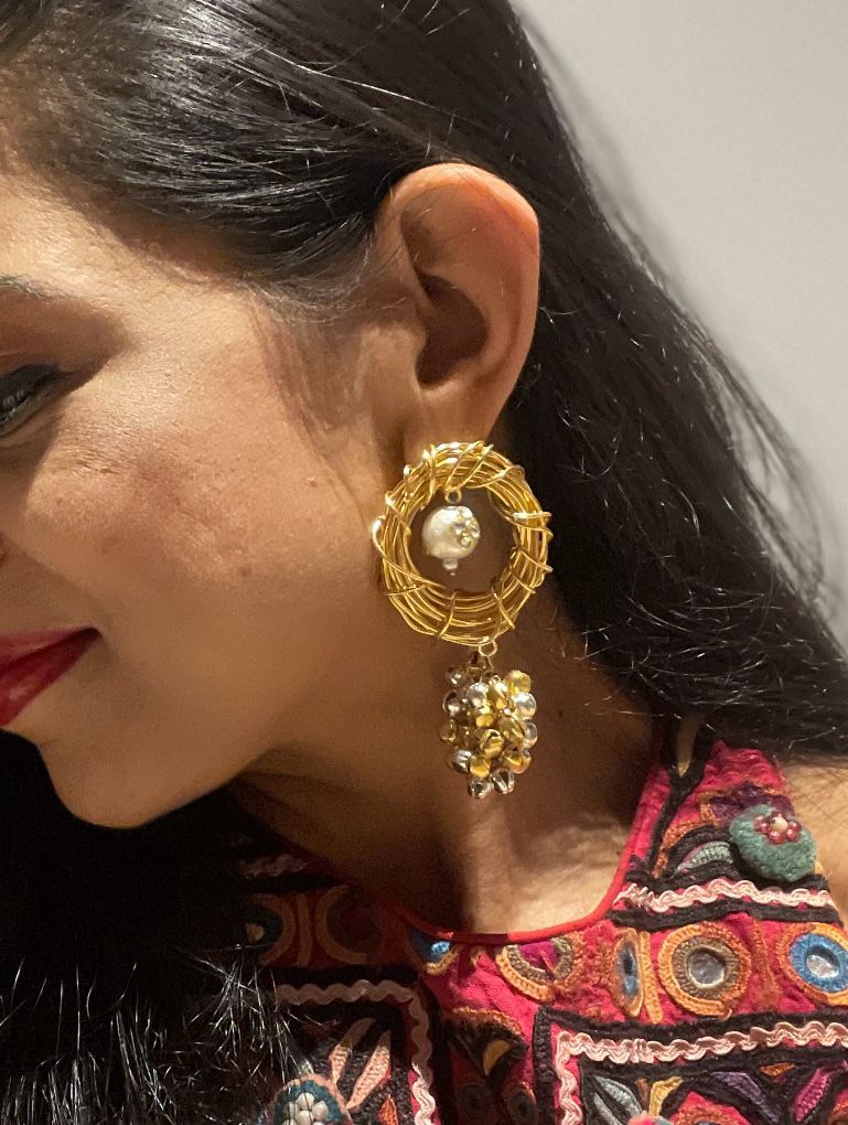 Twirl Ghughri Earrings