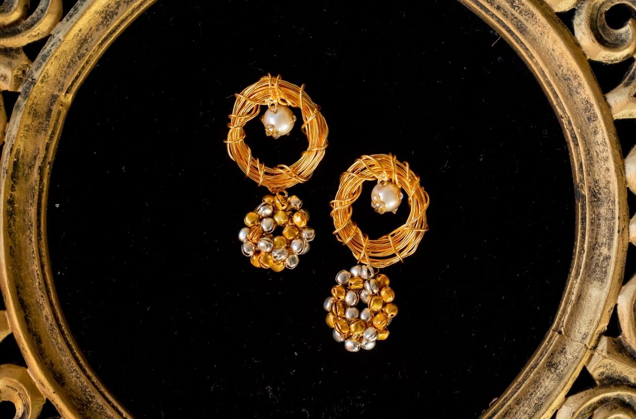 Twirl Ghughri Earrings