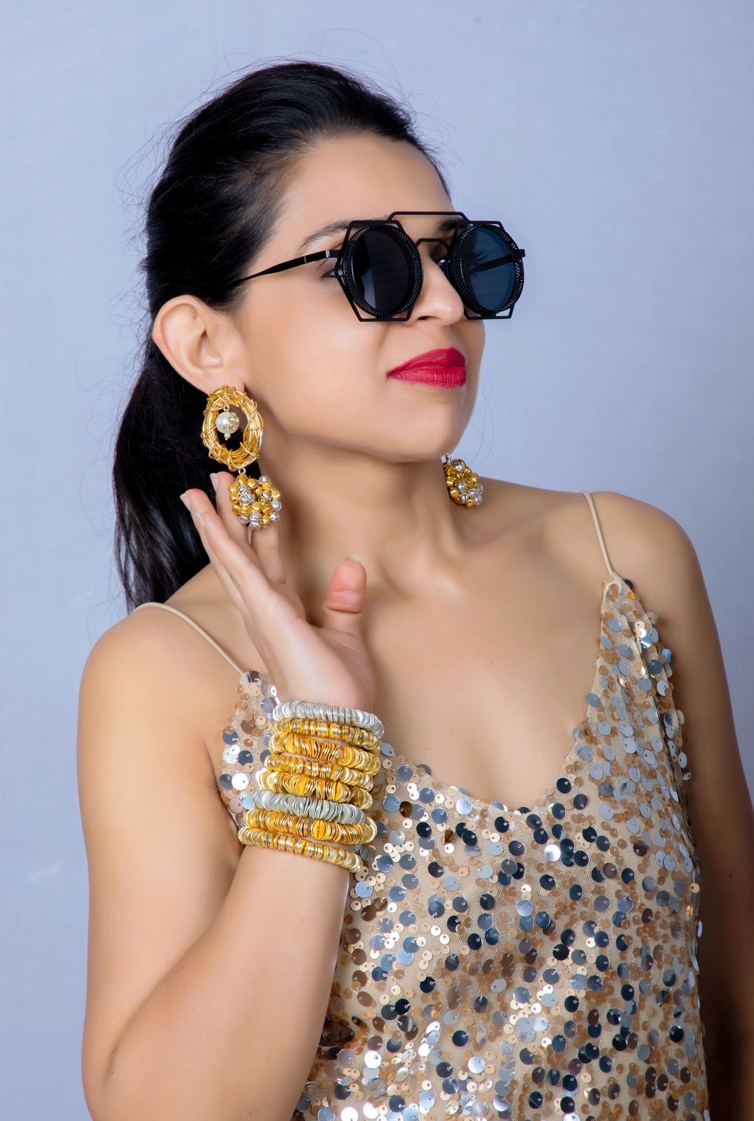 Twirl Ghughri Earrings