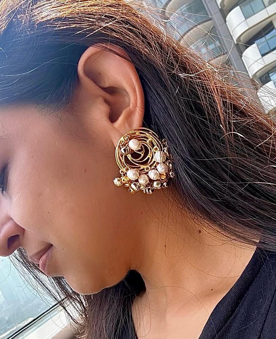 Ghughri Twirl Studs