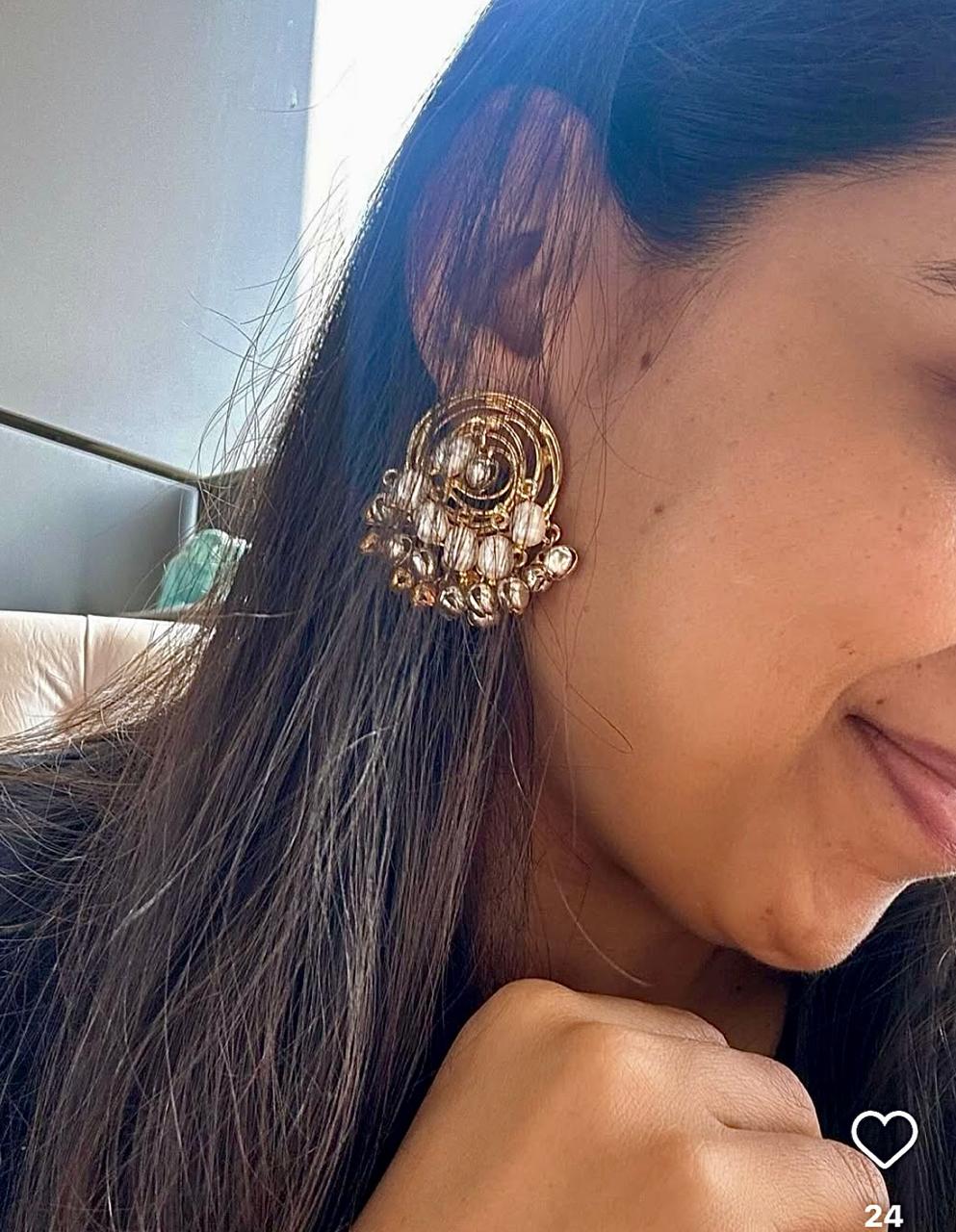 Ghughri Twirl Studs