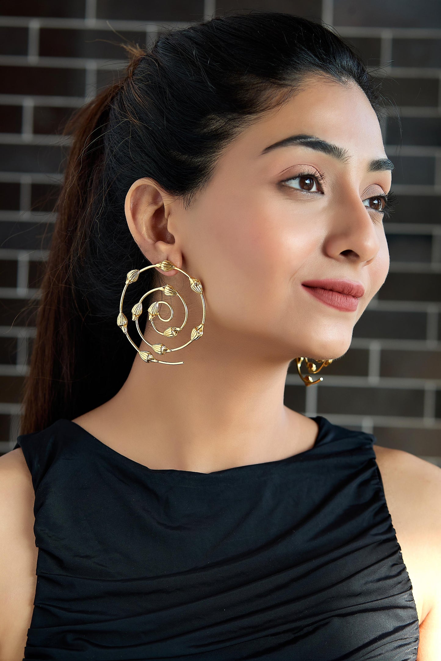 Mogra Twirl Earrings