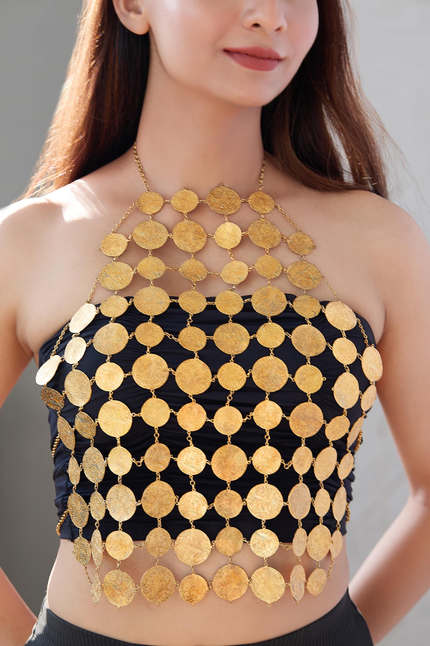 Gold Coin Body Top