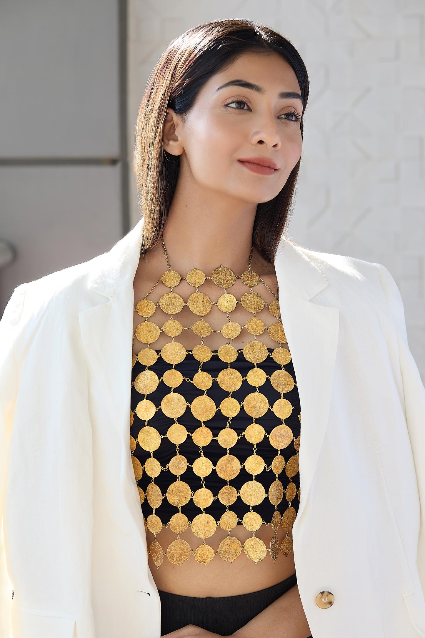 Gold Coin Body Top