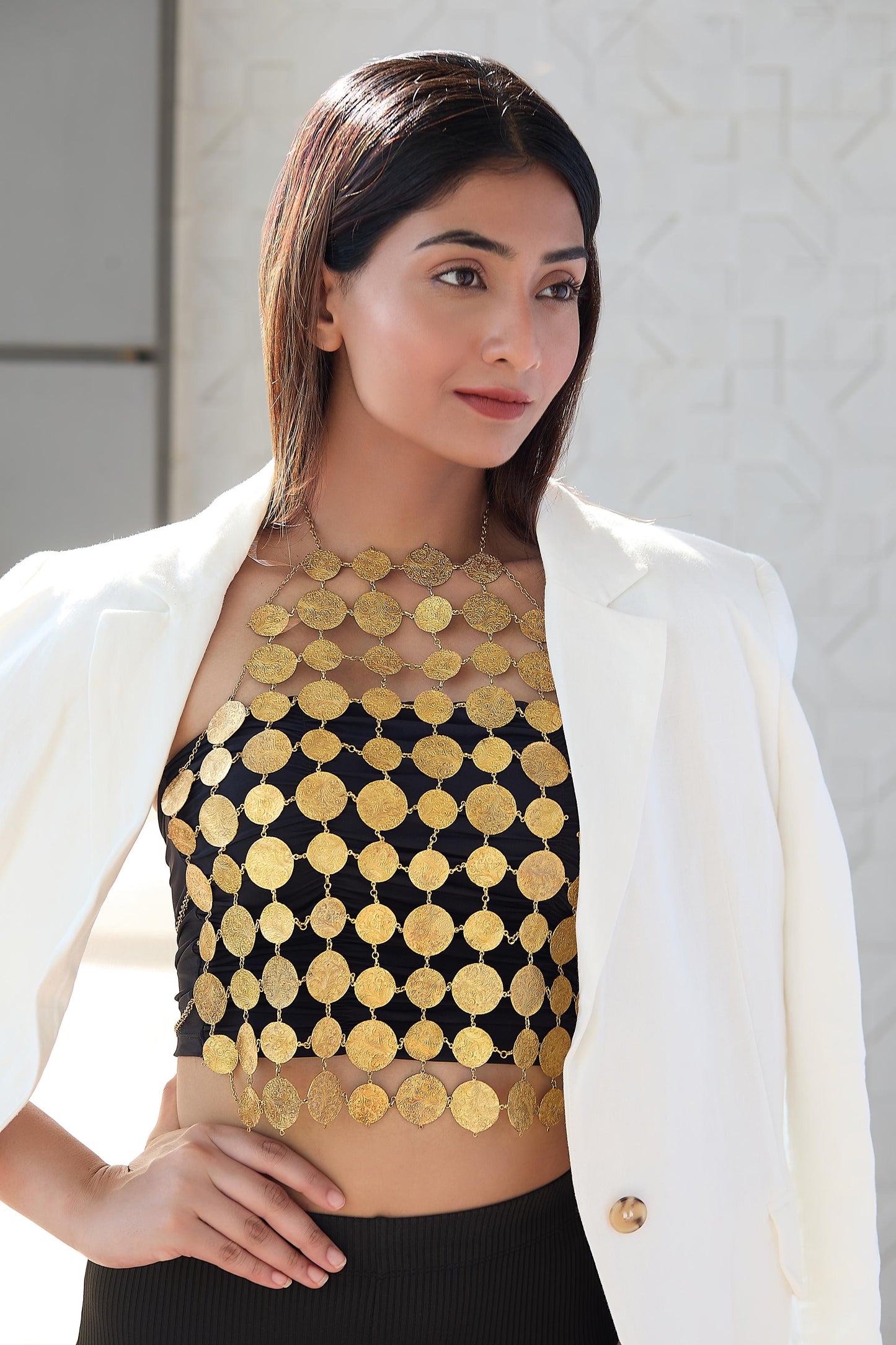 Gold Coin Body Top
