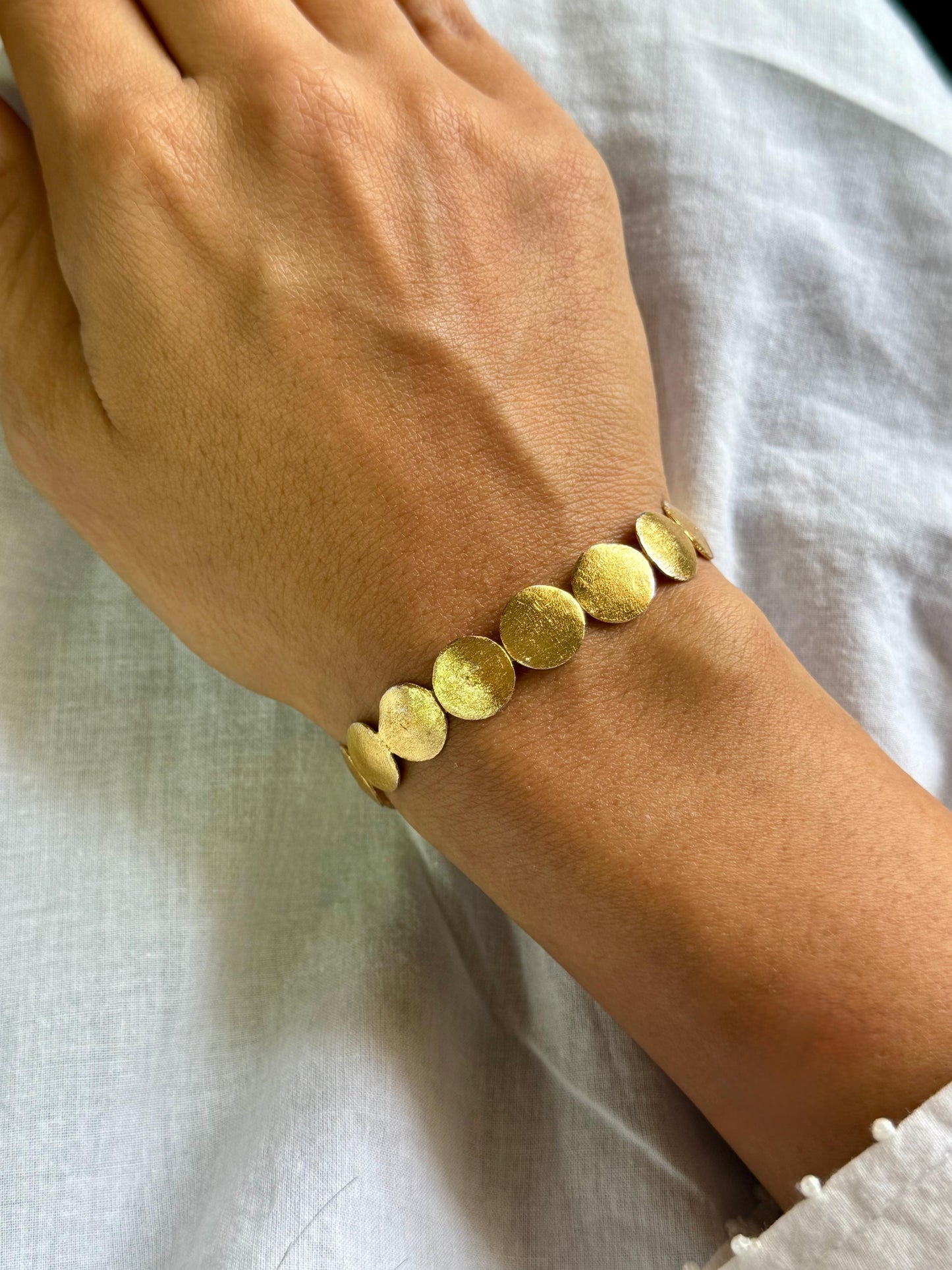 Circle Gold Bracelet