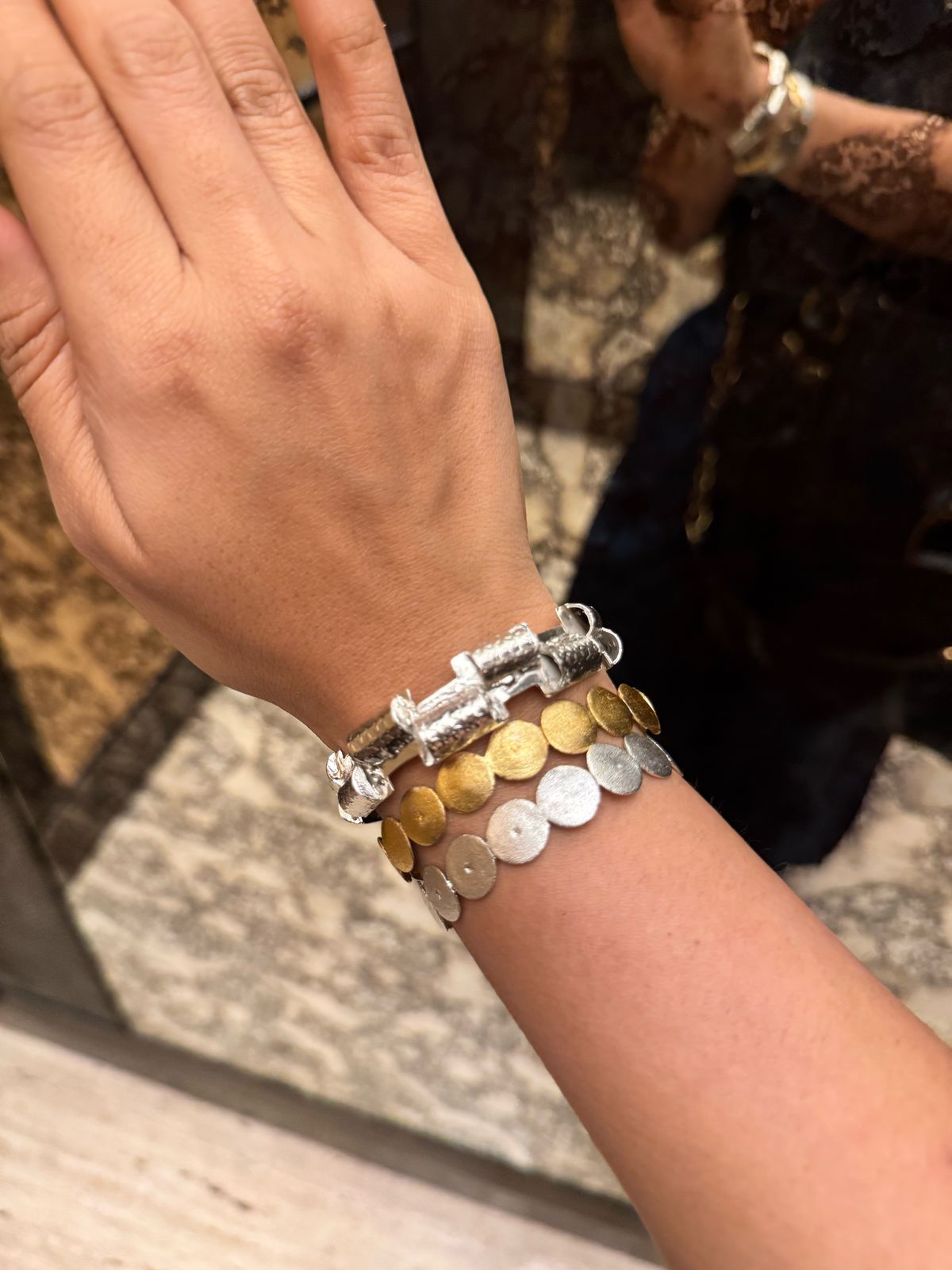 Circle Gold Bracelet
