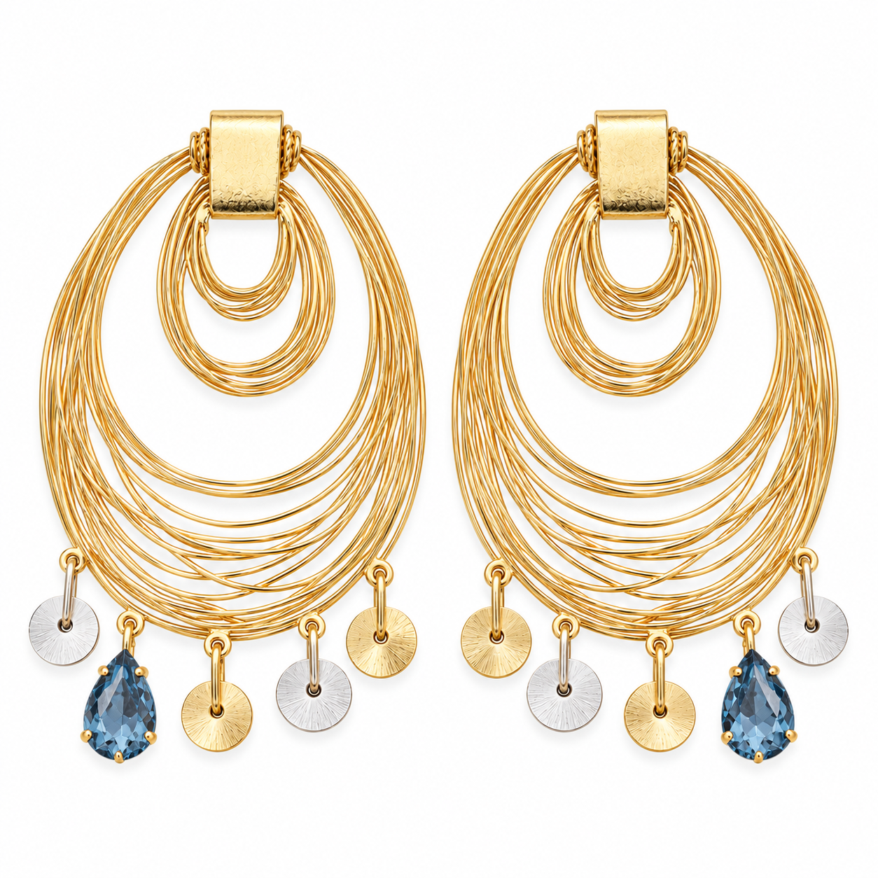 Ripple Drop Earrings