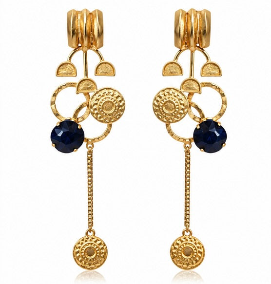 Ak Aqua Collage Earrings