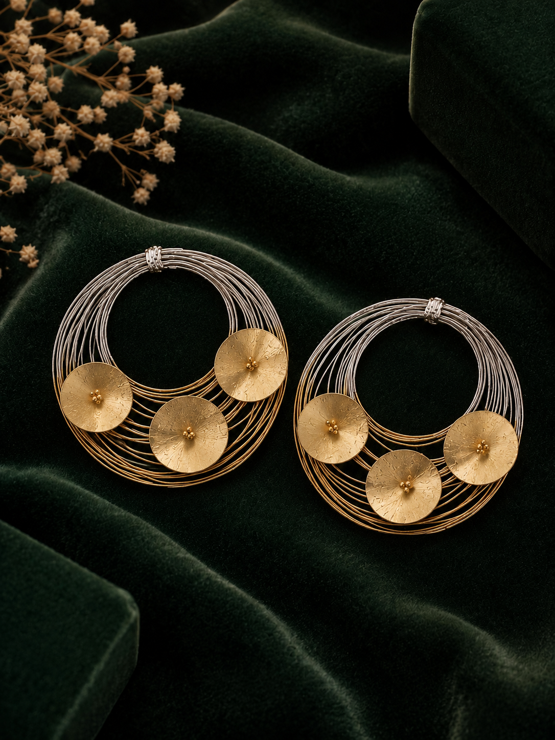 Orbit Disc Earrings
