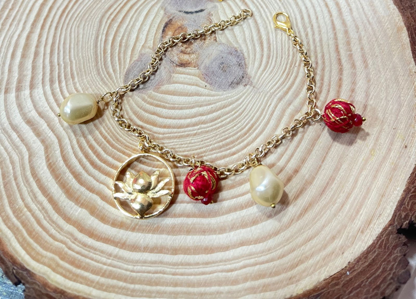Red Lotus Bracelet