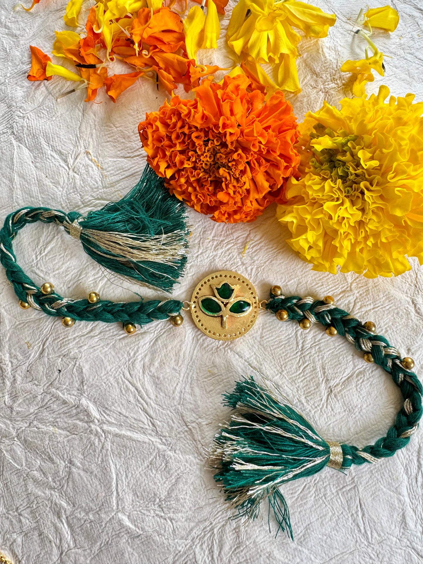 Emerald Bond Rakhi Set