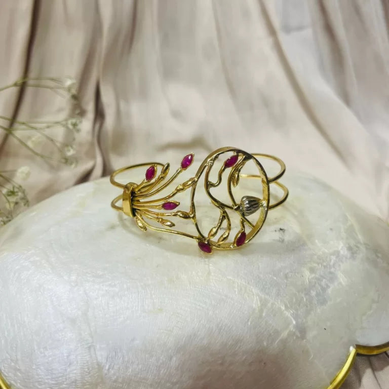 Oval Ruby Bracelet