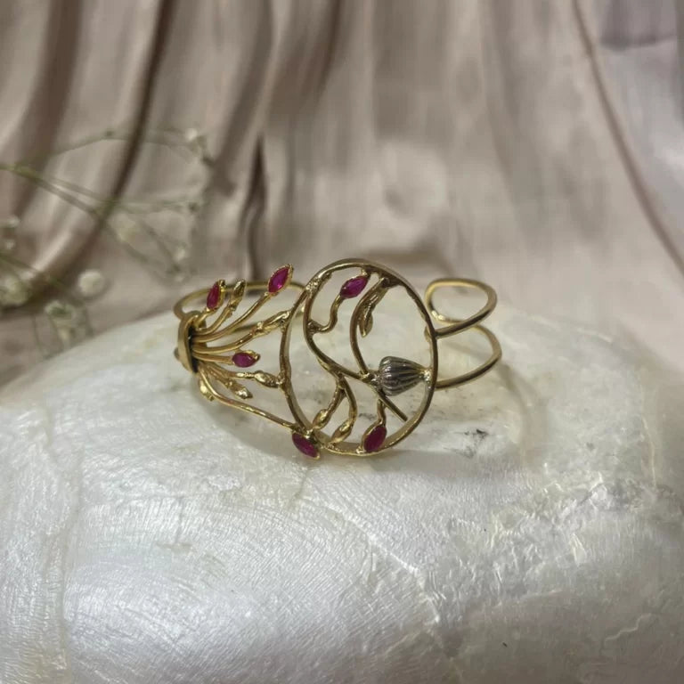 Oval Ruby Bracelet