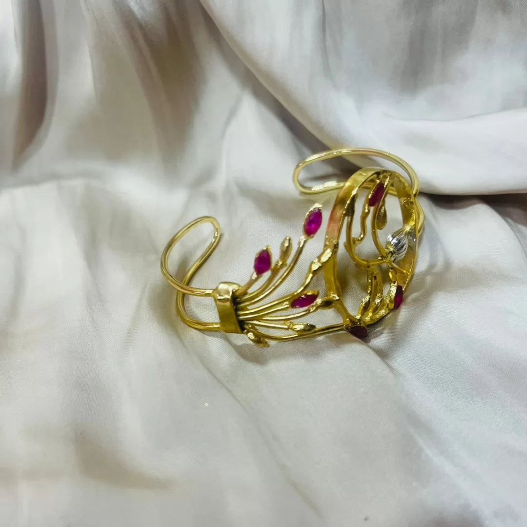 Oval Ruby Bracelet