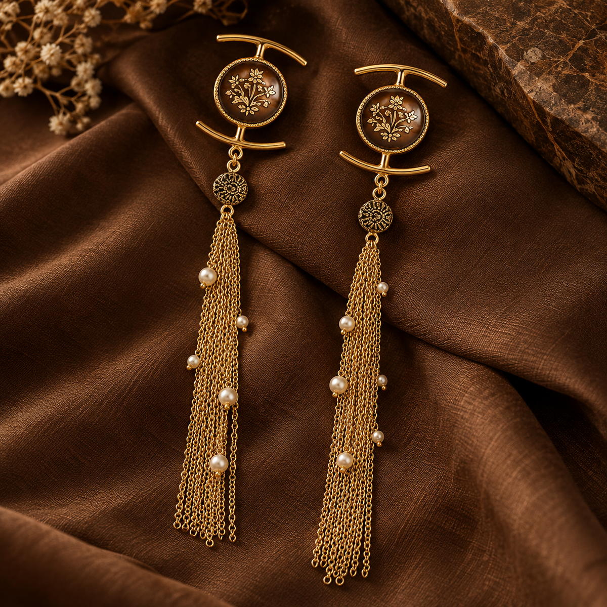 Antique Sand Earrings