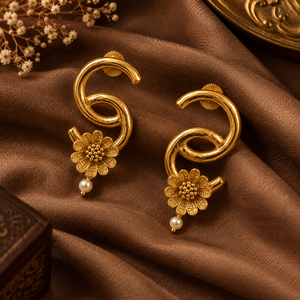 Auric Sunflower Earrings