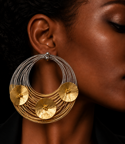 Orbit Disc Earrings