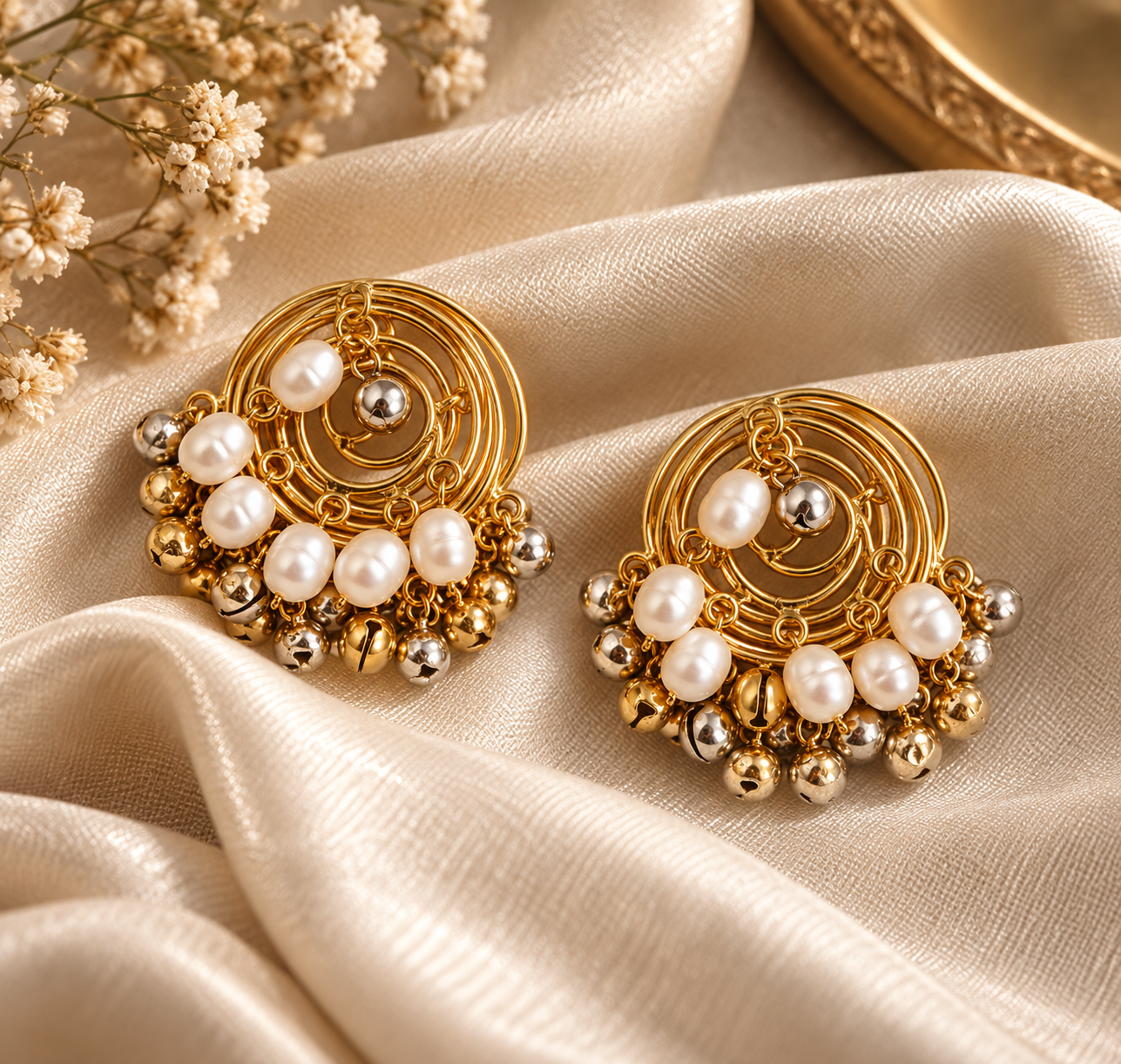 Ghughri Twirl Studs
