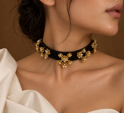 Noir Marie Gold Choker