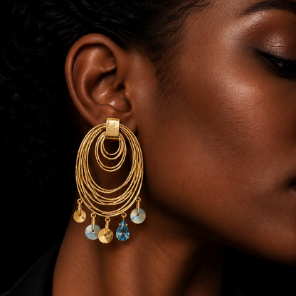 Ripple Drop Earrings