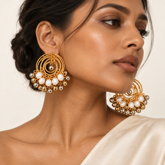 Ghughri Twirl Studs