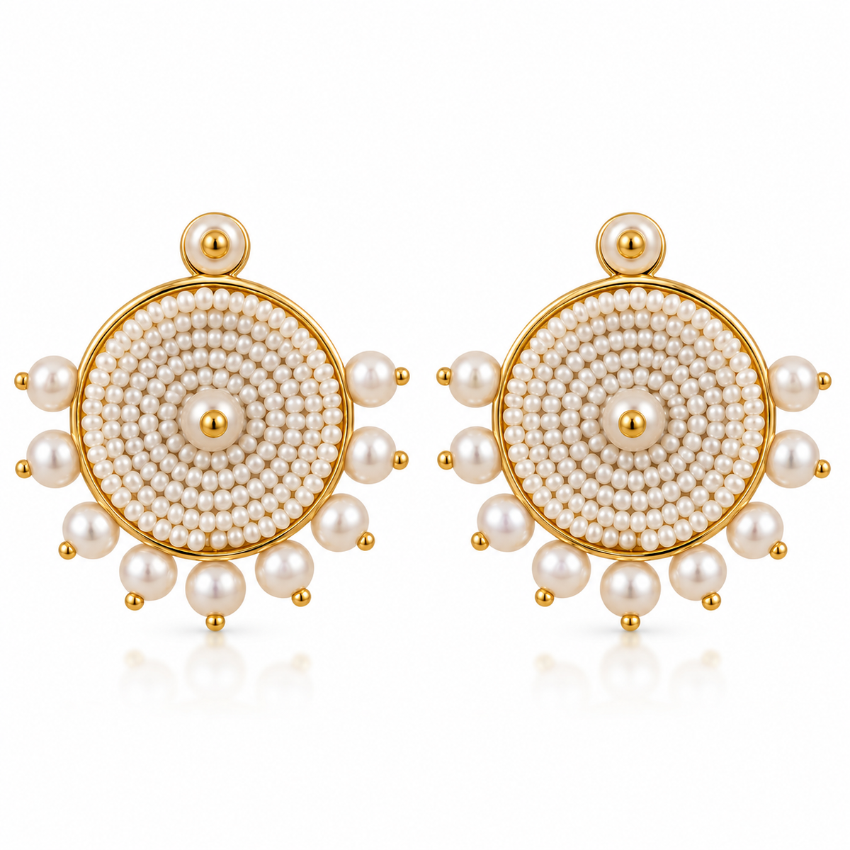 Pearl Aura Studs