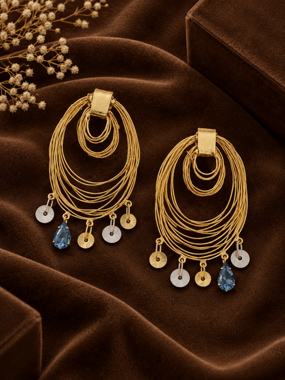 Ripple Drop Earrings
