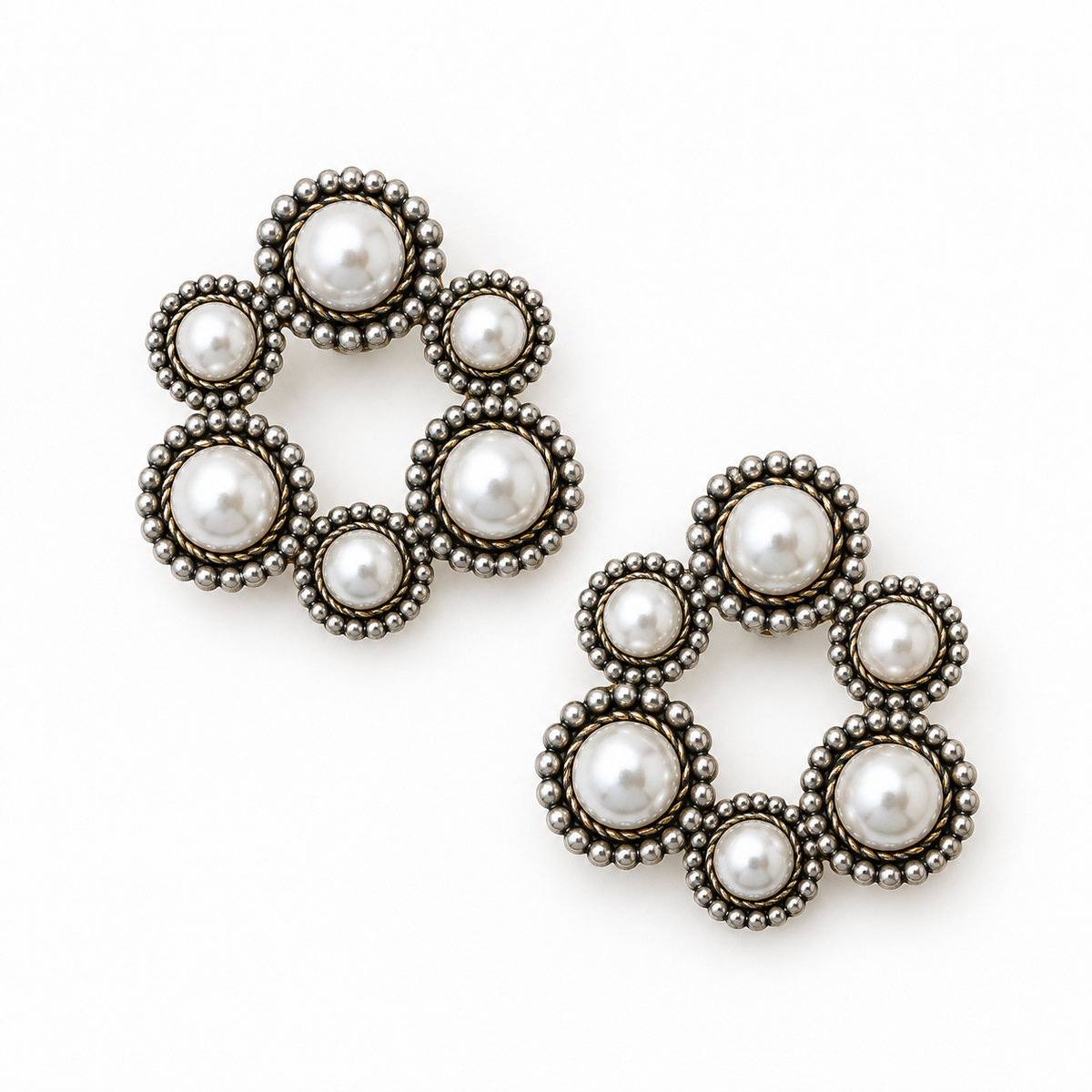 Vintage pearl studs