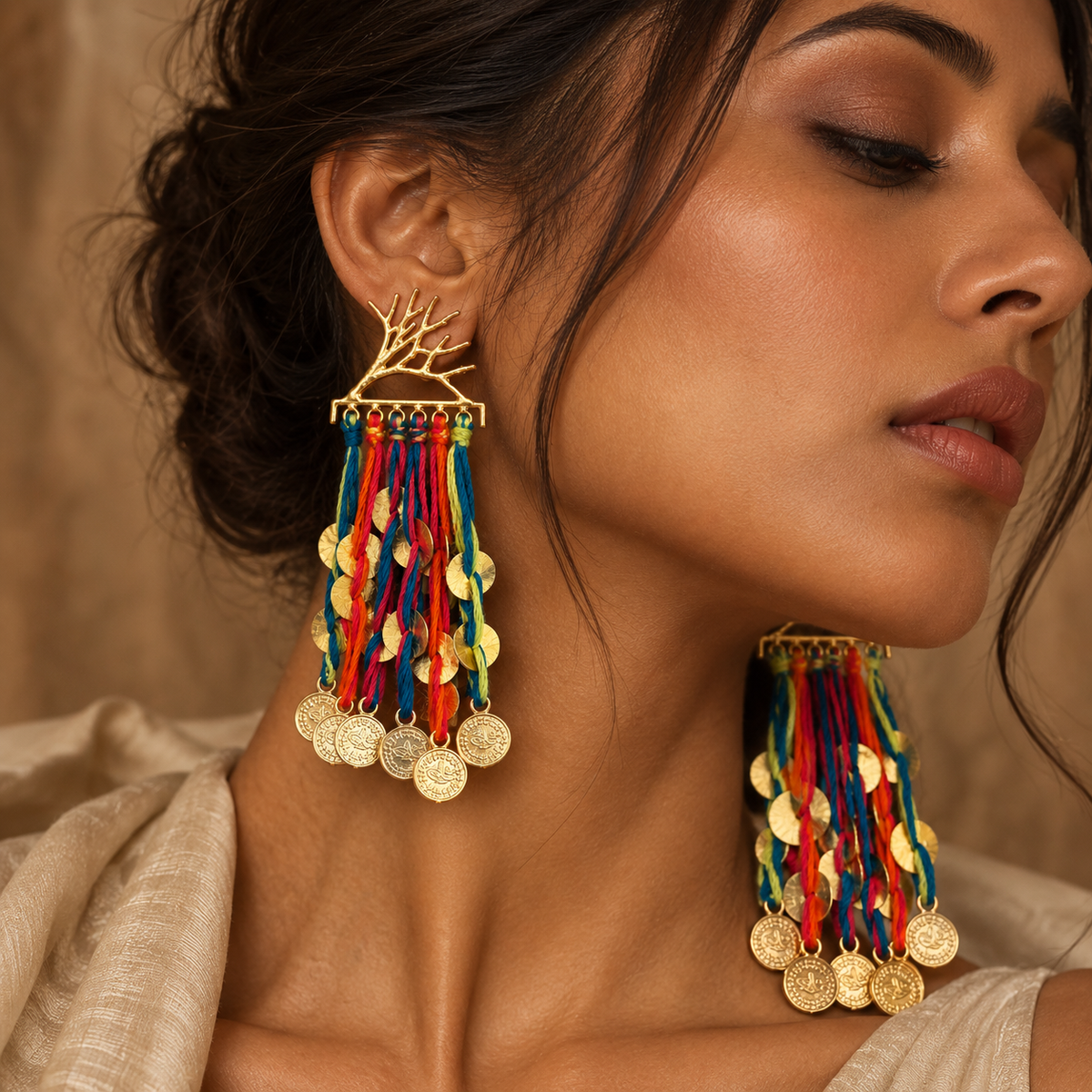 Colourful Roots Earrings