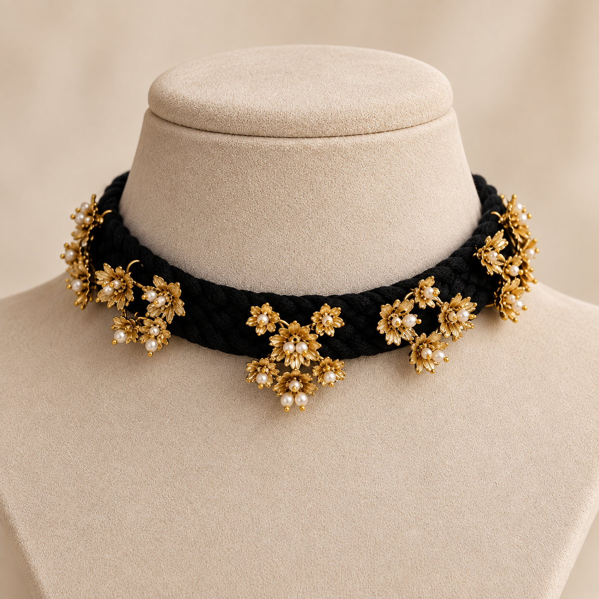 Noir Marie Gold Choker