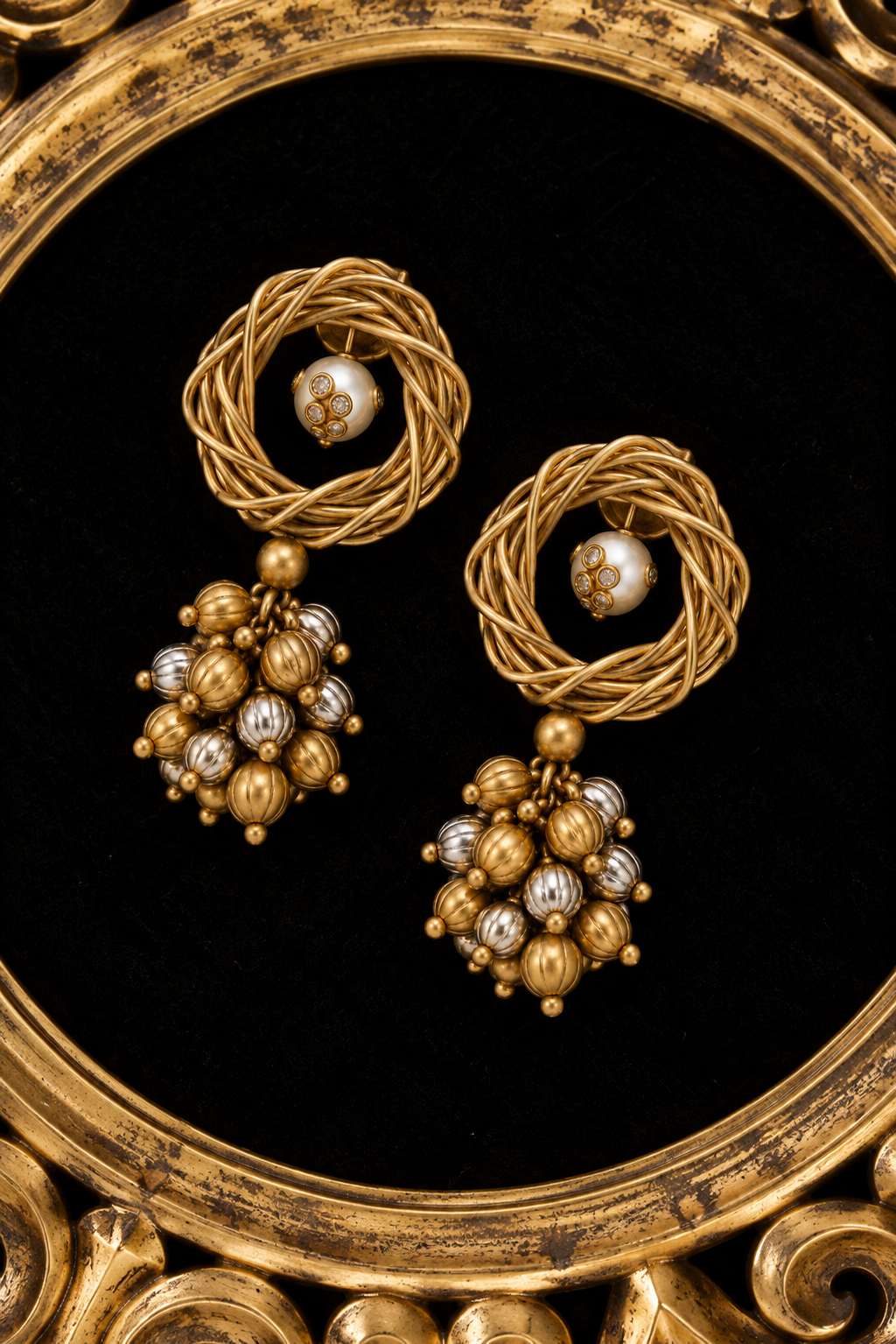 Twirl Ghughri Earrings