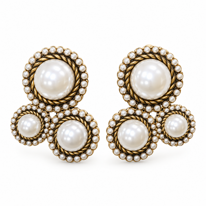 Vintage Pearl Earrings