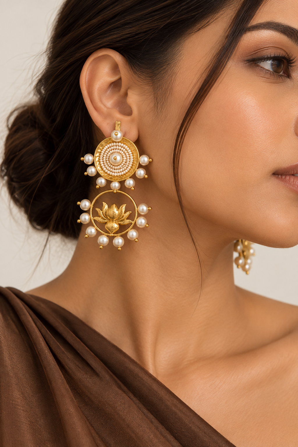 Lotus Vati Earrings